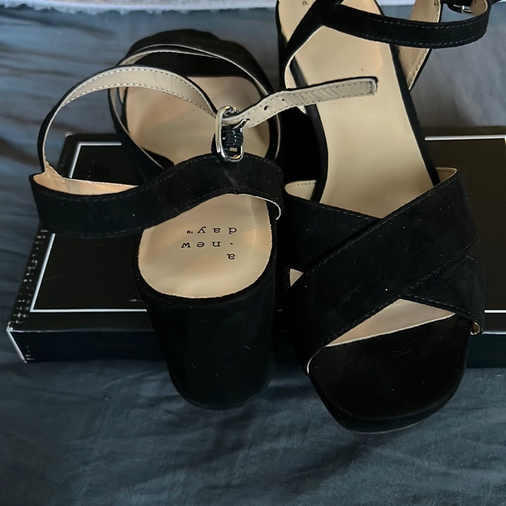 Black heels
